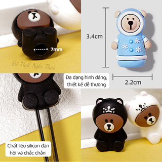 Bọc đầu kìm nhặt da làm nail Nghi Thảo