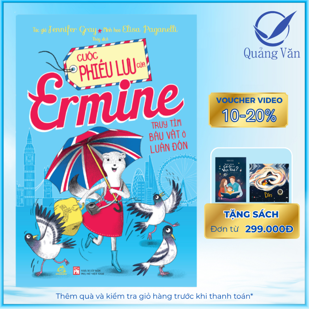 Sách Cuộc Phiêu lưu của Ermine – Truy tìm báu vật ở Luân Đôn