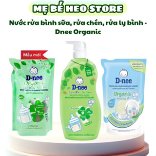  Nước rửa bình sữa Dnee Organic túi 550ml chai 620ml rửa ly bình rửa chén rửa trái cây an toàn cho cảgia đình 