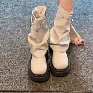  BOOTS NGẮN JIABU đế dày nữ 2025  HÀNG SẴN LOẠI 1  