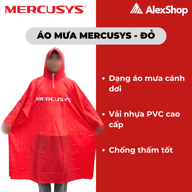 Áo Mưa Mercusys - Đỏ