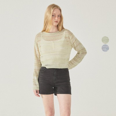 Áo Đi Biển Mùa Hè WHO.A.U Two tone Mesh_WHKAF2791F