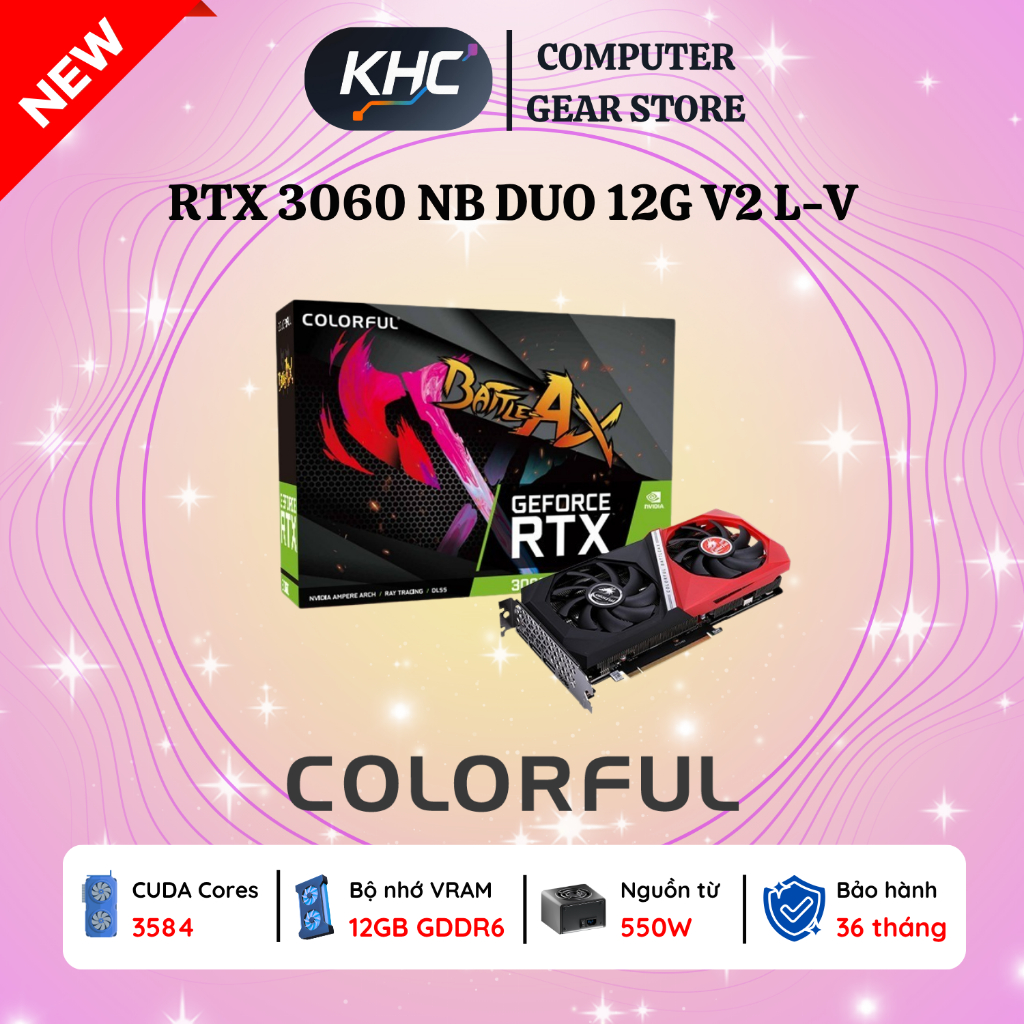 [FULL VAT] VGA COLORFUL RTX  3060 12GB NB DUO GDDR6