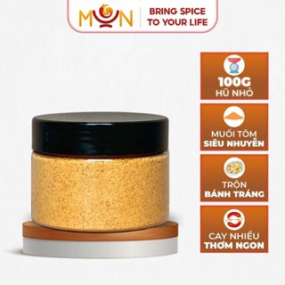  Hũ 100G Muối Nhuyễn Siêu Cay  Muối Sặc  Thương Hiệu MẶN | Muối Nhuyễn Tôm Tây Ninh Muối Nhuyễn Chay 