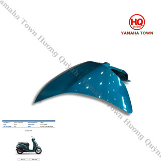 Chắn bùn trước ( Dè trước ) màu xanh lục bóng dùng cho Nozza Grande (2015-2016) - Chính hãng Yamaha