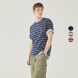 Áo Thun WHO.A.U Steve Multi Stripe T-Shirt[B]_WHRSF2551U