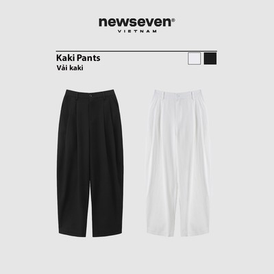 Quần Kaki Xếp Ly Ống Rộng NEWSEVEN Kaki Pants NQD.469