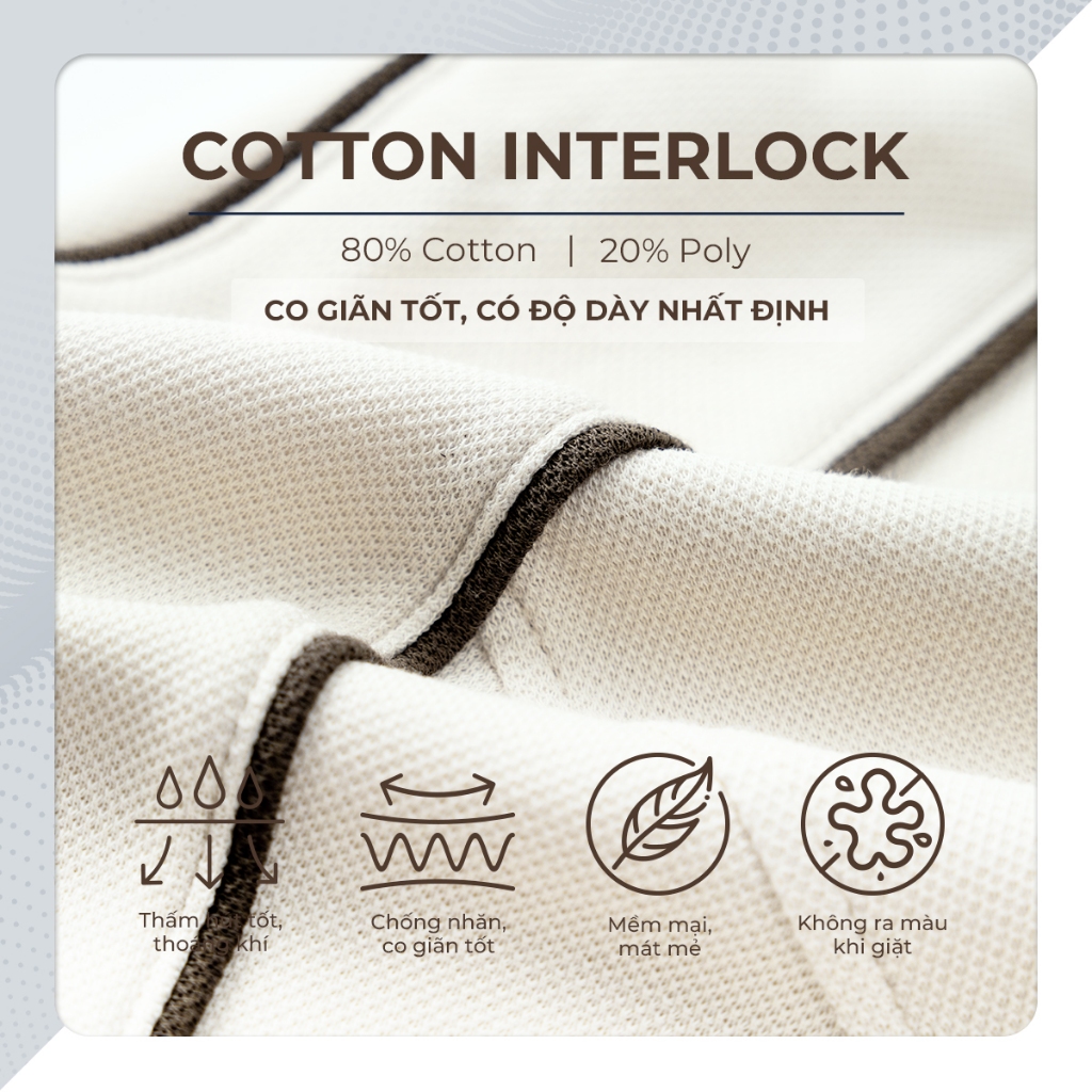 Áo polo nam cao cấp ANDY, BST TỪ NHÀ RA PHỐ, vải cá sấu cotton interlock, thanh lịch, sang trọng - P | BigBuy360 - bigbuy360.vn