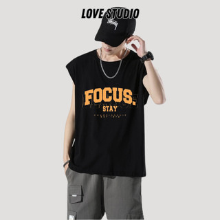  Áo Tanktop Ba Lỗ Nam Nữ In Hình FOCUS LoveStudio Unisex Chất Vải Cotton 100% Rộng Rãi Dày Dặn BL27  
