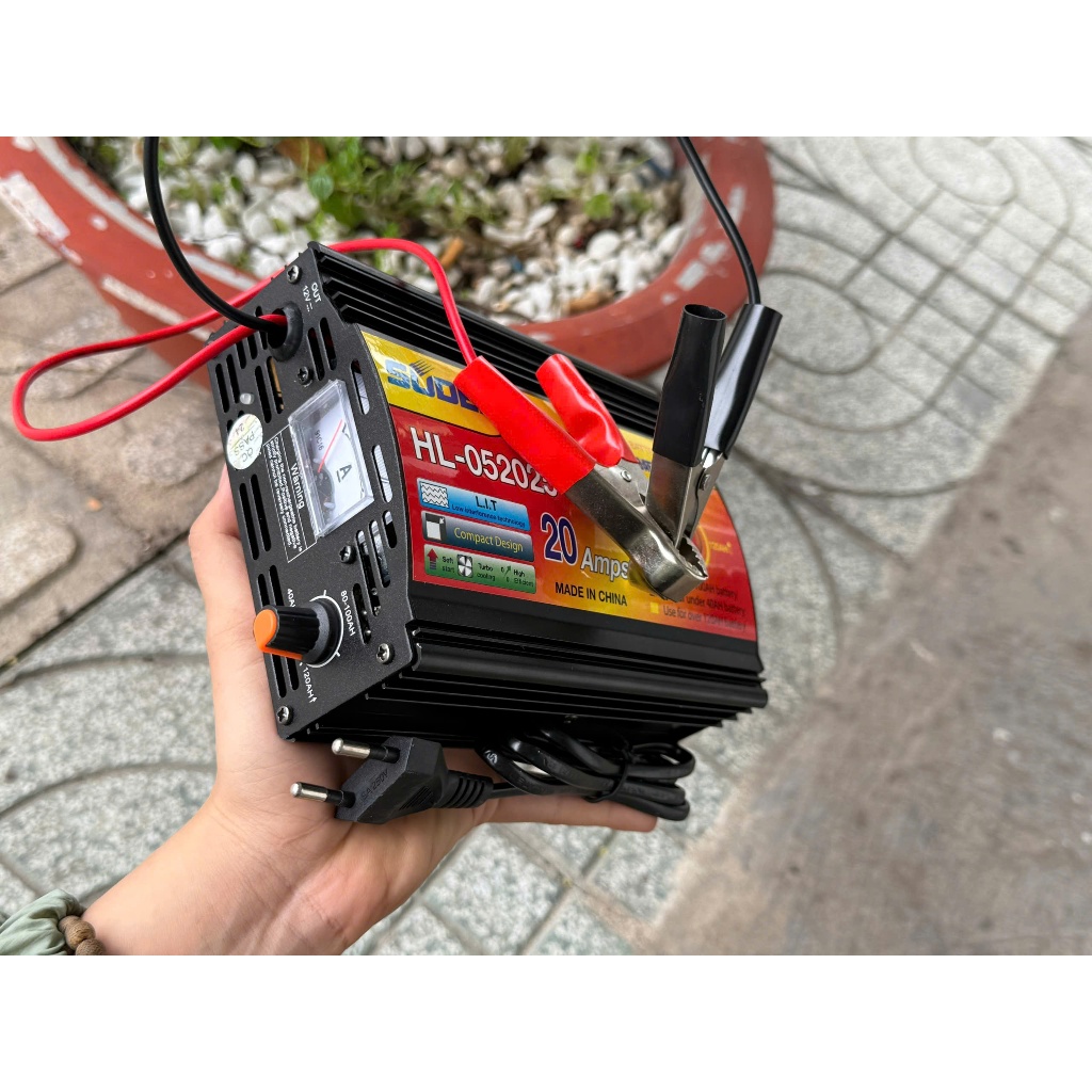  Sạc 14,6 20A lithium 4s kẹp đỏ đen loại mới 