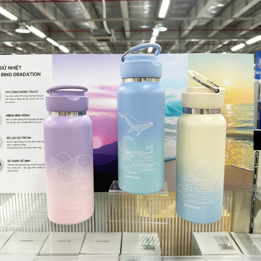 Bình Giữ Nhiệt LocknLock Sling Ring Nature Tumbler Có Quai Xách Cute 650ML LHC4321-4322 T2C | BigBuy360 - bigbuy360.vn