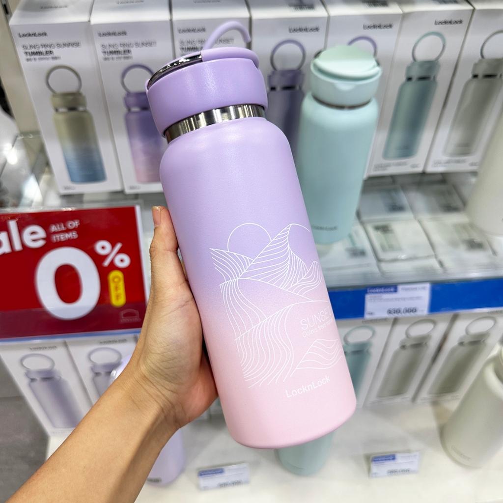 Bình Giữ Nhiệt LocknLock Sling Ring Nature Tumbler Có Quai Xách Cute 650ML LHC4321-4322 T2C | BigBuy360 - bigbuy360.vn