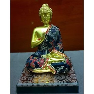 Tượng Phật Bổn Sư Thích Ca bằng đá 16cm