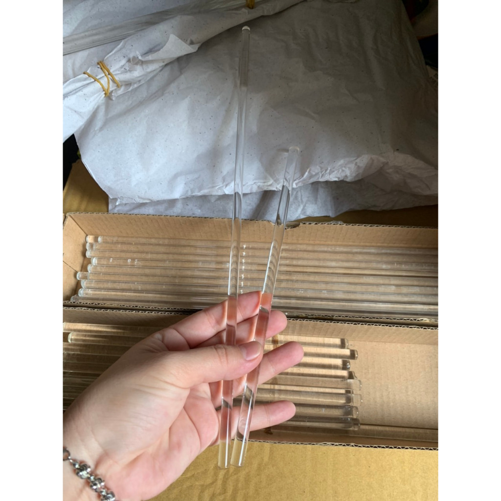 ĐŨA THỦY TINH 20cm 30cm (phi 6-7cm)