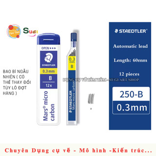 Ruột chì 0.3 / 0.5 / 0.7 / 0.9 , Ngòi chì kim kỹ thuật MARSMICRO Staedtler [ Sugi Art Shop ]