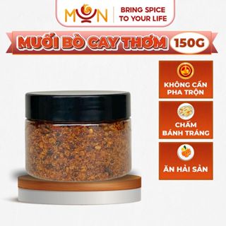Hũ 100G Muối Bò Cay Thơm MẶN | Trộn Bánh Tráng Phơi Sương, Chấm Trái Cây, Chấm Hải Sản