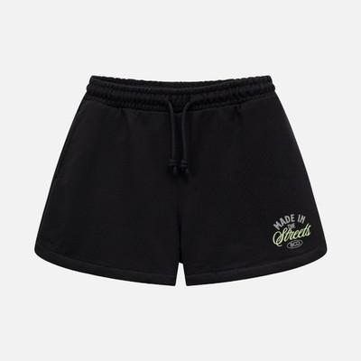 Quần Short Nữ BOO Chất Liệu Nỉ Da Cá Cao Cấp In Logo Made In The Streets