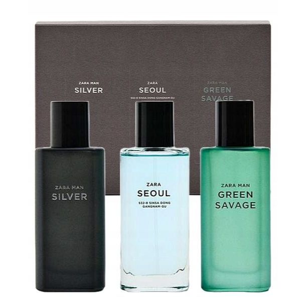 Nước hoa nam ZARA MAN SILVER-SEOUL-GREEN SAVAGE 40ML (3.4 FL.OZ).