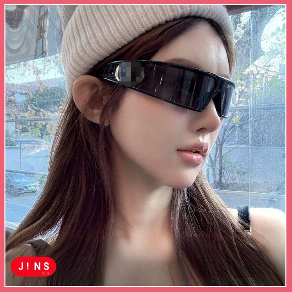 Kính mát thời trang cao cấp râm đen băng đô cài tóc cá tính vòng cung chữ D mùa hè đi biển bảo vệ mắt | BigBuy360 - bigbuy360.vn