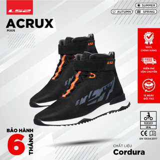  Giày Bảo Hộ LS2 Acrux Man Thể Thao Chuẩn EN13634:2017 Bảo Vệ Đi Xe Máy Mô Tô PKL  Chính Hãng  
