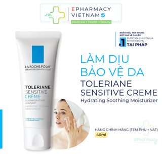  Kem Dưỡng La Roche-Posay Toleriane Sensitive Crème Moisturiser làm dịu & bảo vệ cho da nhạy cảm 40ml 