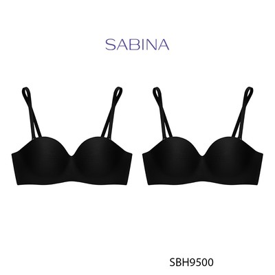 [SALE XẢ HÀNG] Combo 2 Áo Lót Cúp Ngang Mút Dày Vừa Không Gọng Màu Trơn Soft Doomm Body Bra By Sabina SBH9500