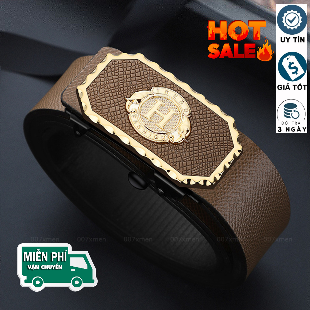 ⚡️ Sốc ⚡️ Dây lưng nam cao cấp, thắt lưng nam , dây lưng thời trang, mặt kim loại nguyên khối trẻ trung lịch lãm