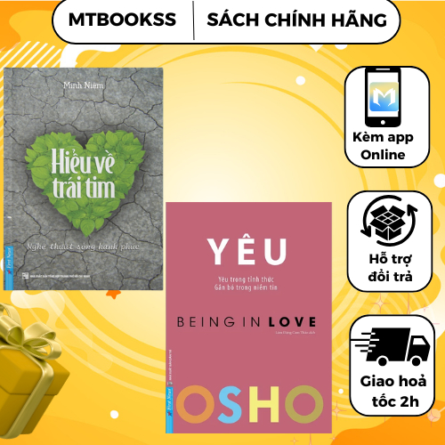 Sách - Combo Hiểu Về Trái Tim + Osho - Yêu - Being In Love