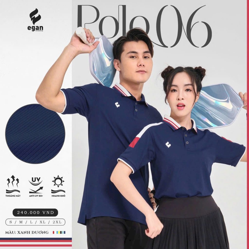 Áo Polo EGAN 6 Thể Thao Áo Thể Thao Egan Cao Cấp Chất Liệu Thun Co Giãn Thoáng Mát