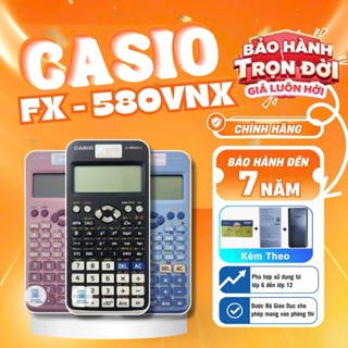 Máy tính CASIO Fx-580VN X Thế Hệ Mới ( Màu Hồng )- Máy Tính Giá Rẻ - Hàng Thái BH 24 Tháng