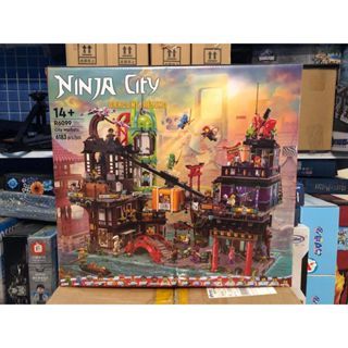 Xếp hình R6099 90050 Chợ Ninja City Market Rising Dragon ( 6163 Mảnh )