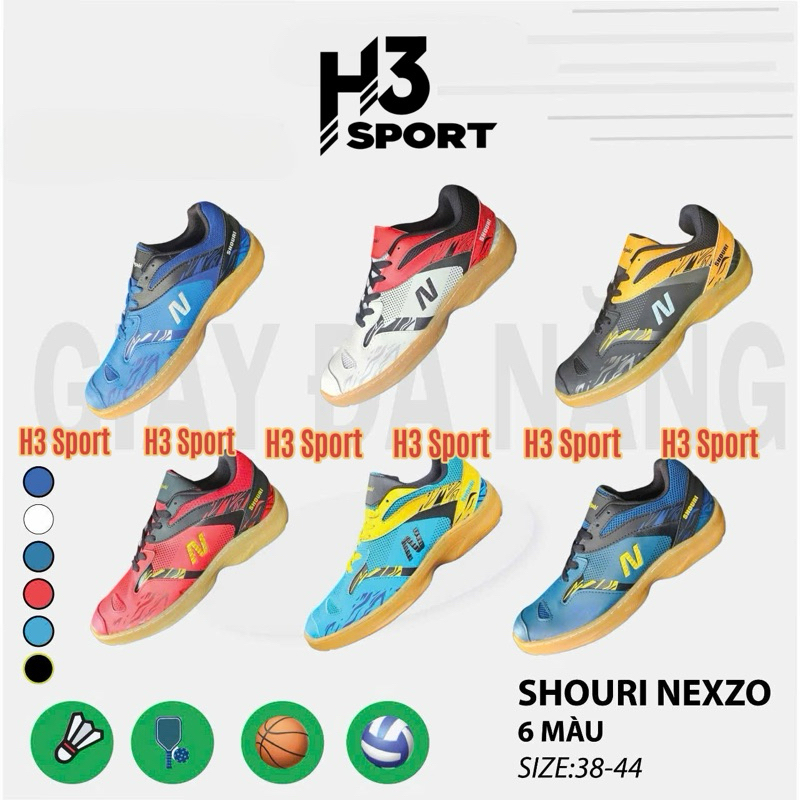 Giày cầu lông, pickleball, bóng chuyền, bóng rổ. Nagaki Shouri Nexzo