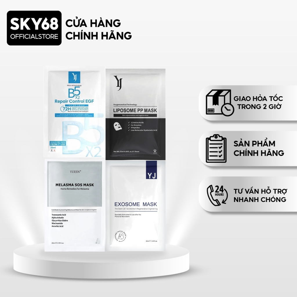 Mặt Nạ Phục Hồi Và Cấp Ẩm Da Yuejin Mask 25ml