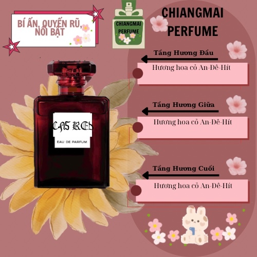Nước hoa C.N5 Red – Chiết 5ml/10ml, bản giới hạn mùi cổ điển sang trọng, nữ khí chất