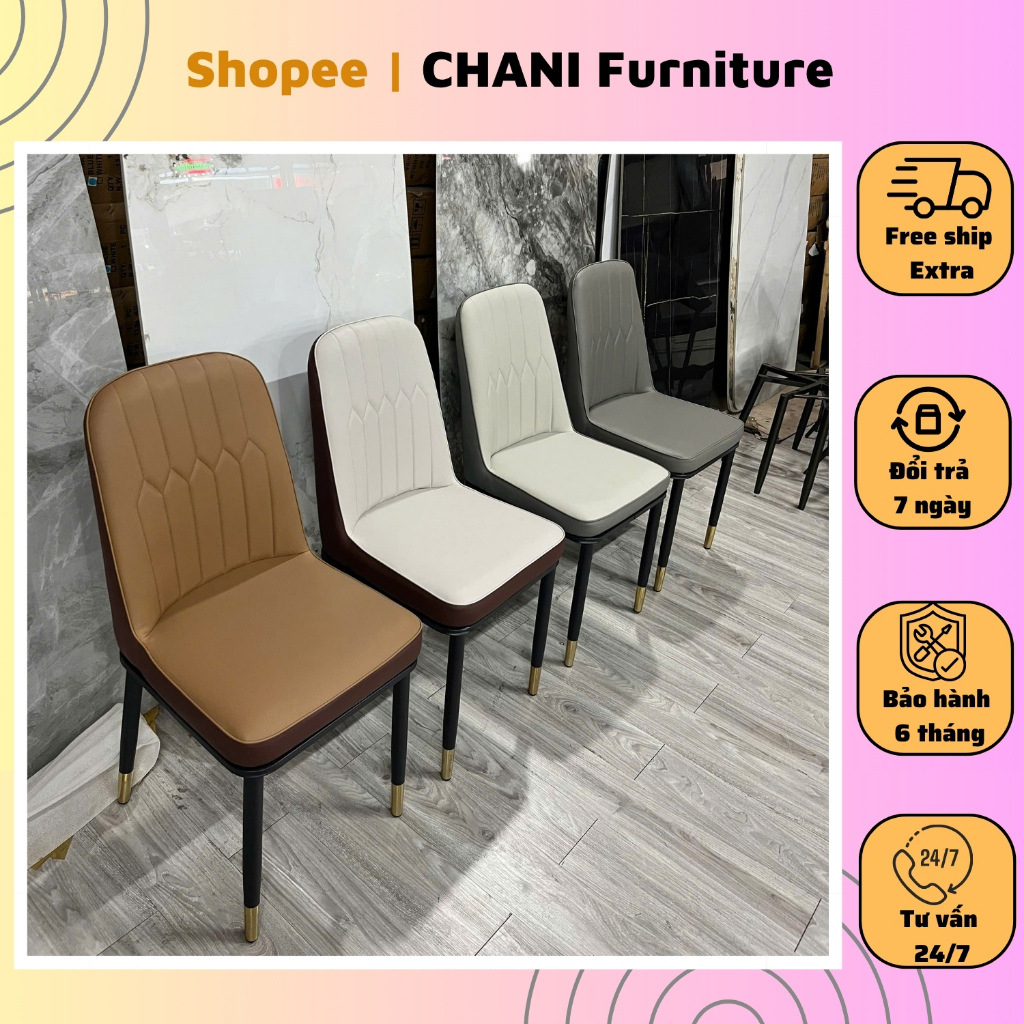  Ghế ăn monet không tay ngồi có tựa lưng cao cấp đa năng ghế đa năng ghế làm việc hàng nhập khẩu 