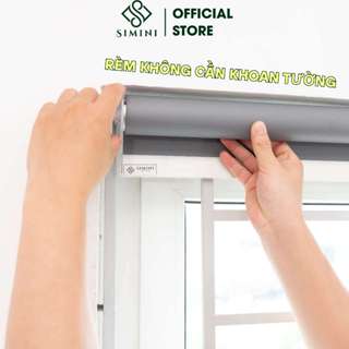  Rèm Cuốn Đặt Theo Yêu Cầu Rèm Cuốn Không Cần Khoan Rèm Che Cửa Sổ Chống Nắng Cản Sáng Simini - SMN01 