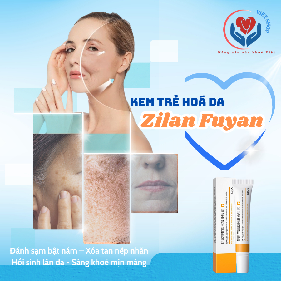 Kem Dưỡng Chống Lão Hóa Zilan Fuyan, Retinol Collagen Giúp Mờ Nếp Nhăn, Sáng Da, Đàn Hồi Tốt