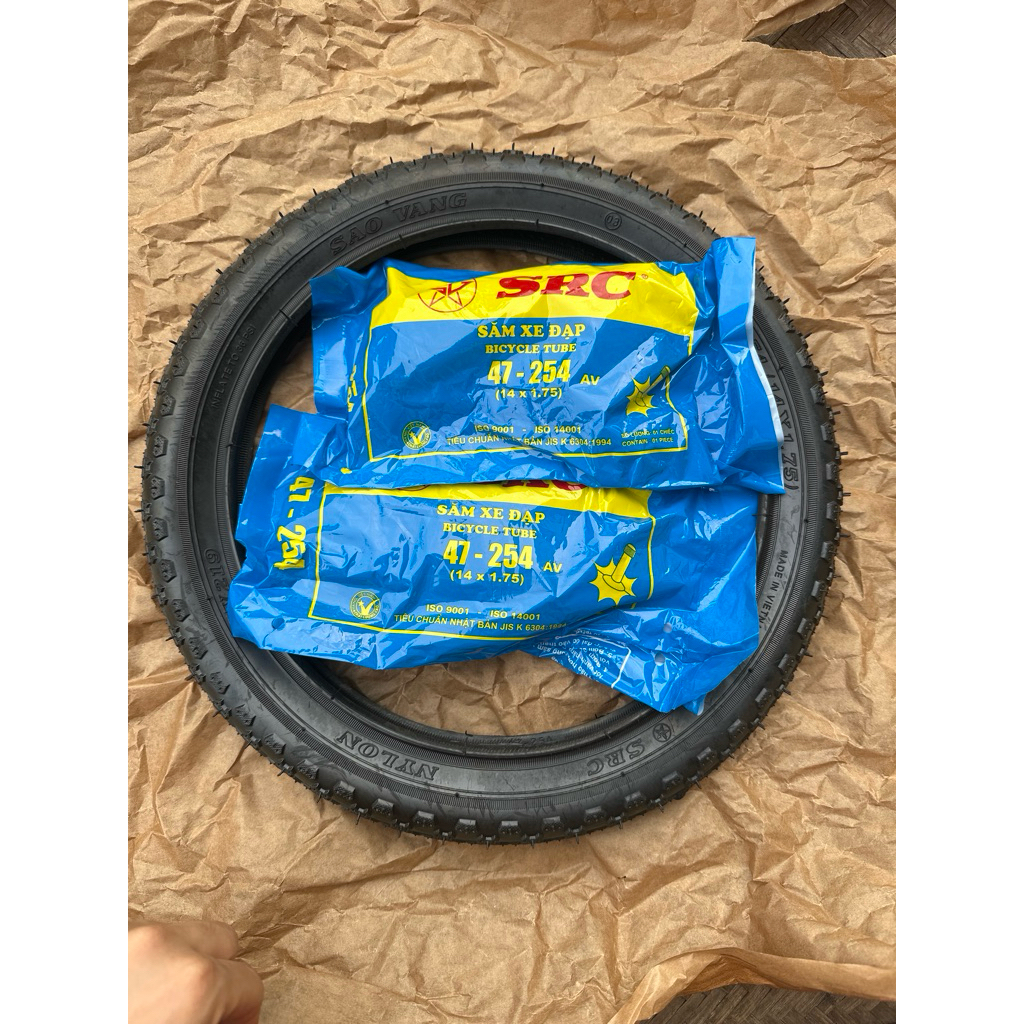 Săm/ Lốp xe đạp 14 x 150/175 (47-254 )