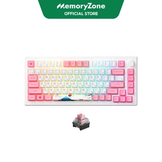 Bàn phím cơ không dây AKKO MOD007B-HE PC Tokyo Sakura Pink Hotswap (Magnetic Sw) - Bảo hành 12 tháng