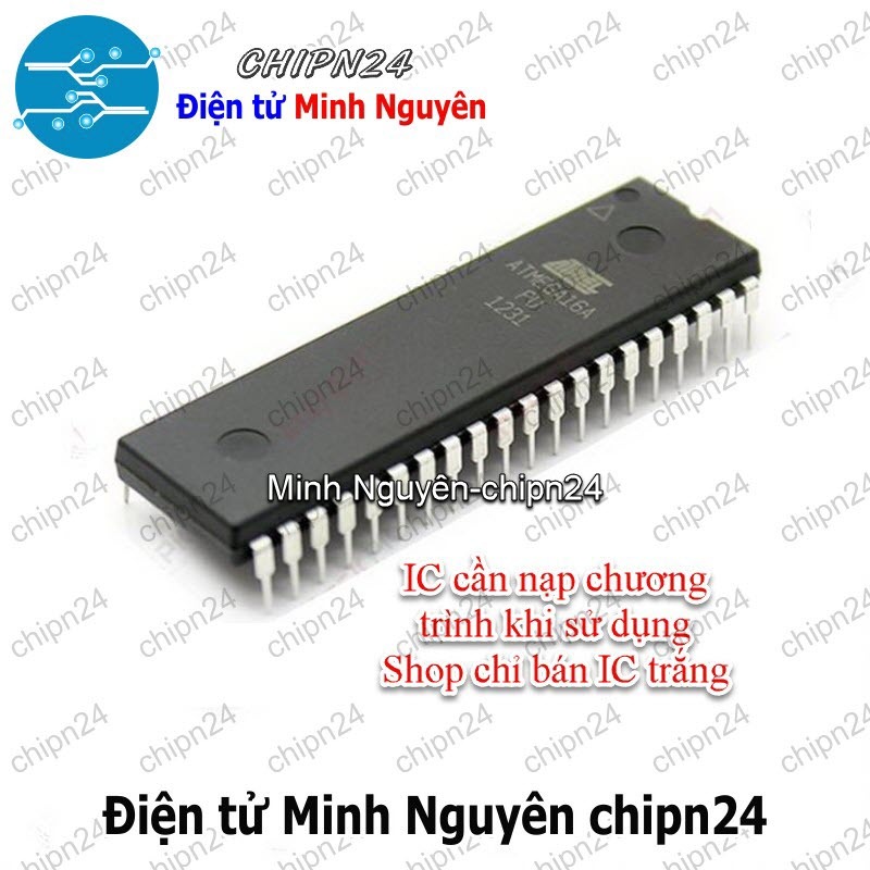 [1 con] (DIP) IC ATmega16A-PU DIP-40 (ATmega16A ATmega16)