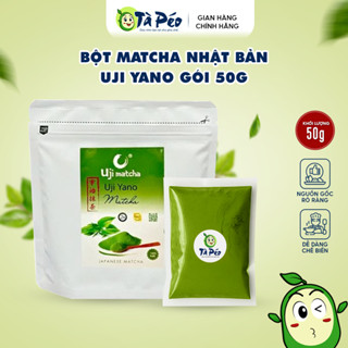 Bột Matcha Uji Yano Nhật Bản gói chiết 50g thơm dịu vị béo thanh làm matcha latte nguyên liệu pha chế TÀ PÉO