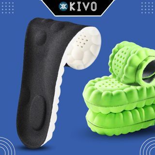 Lót Giày Thể Thao Cao Su Non 4D Nam Nữ - Miếng Lót Giày PU Êm Chân Khử Mùi Chống Hôi Chân Thoáng Khí - KIVO