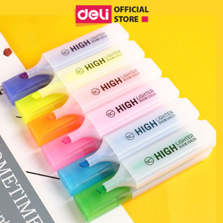 Combo 6 Bút Highlight Bút Nhớ Dòng Dạ Quang Take Note Deli S625 – Pastel Siêu Xinh, Nhanh Khô, Giá Rẻ