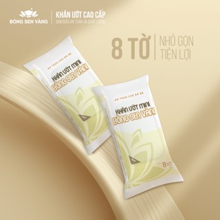 Khăn ướt Mini Bông Sen Vàng