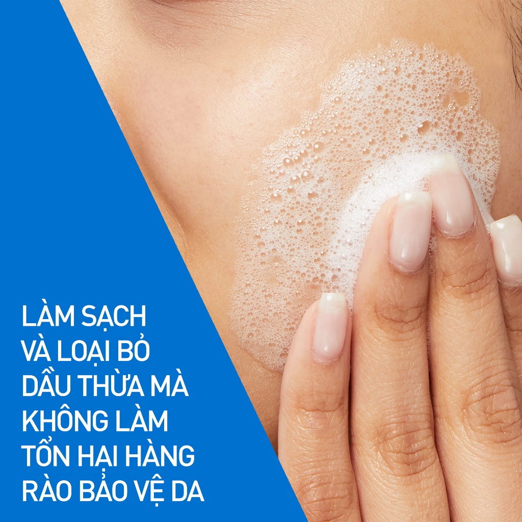 Túi refill sữa rửa mặt giúp làm sạch sâu và kiềm dầu Cerave Foaming Cleanser 473ML | BigBuy360 - bigbuy360.vn
