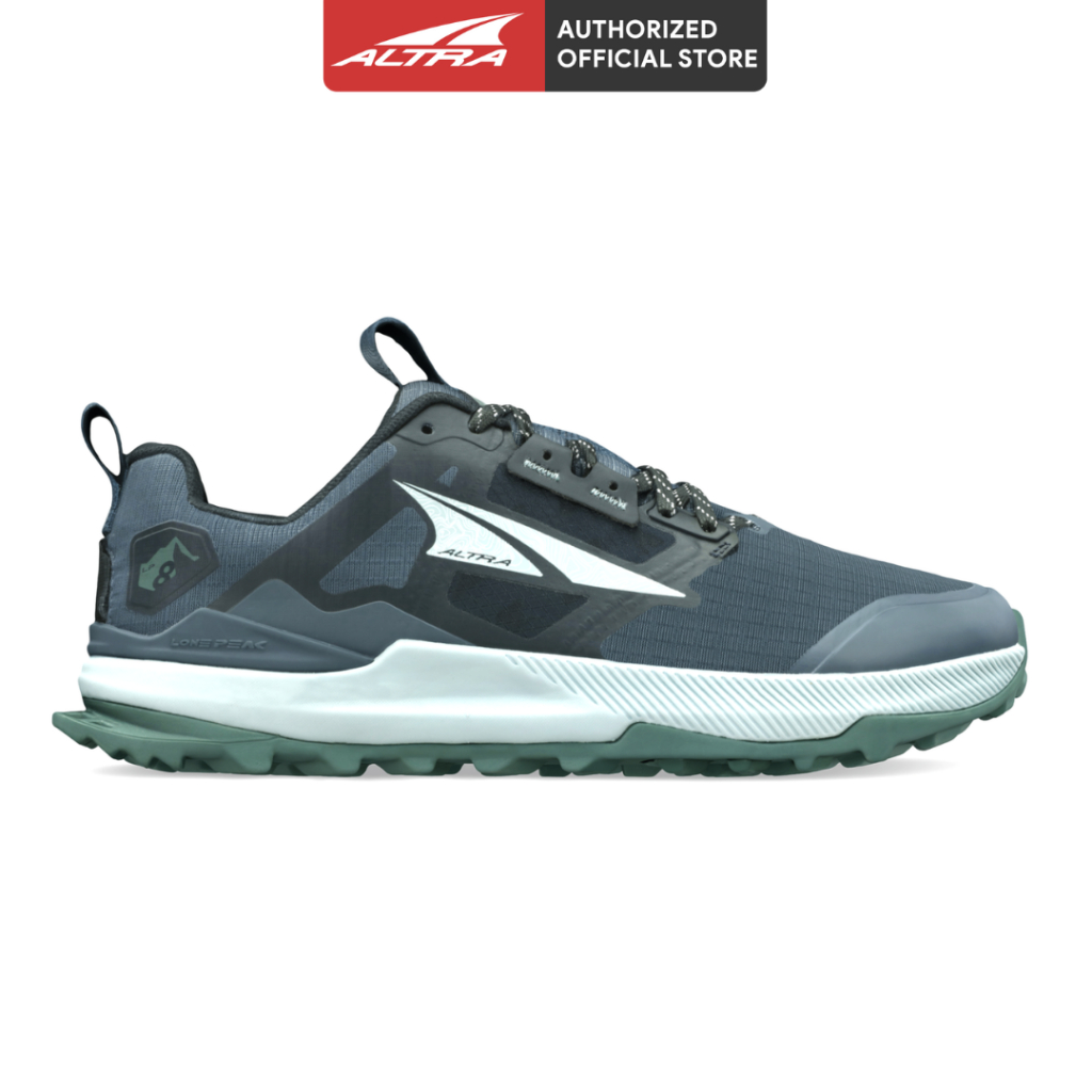 Giày Chạy Địa Hình Nữ Altra Lone Peak 8 - Black/Gray - 38.5