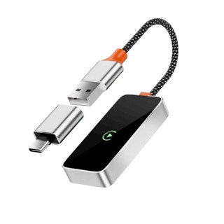 Bộ Chuyển Đổi Carplay Kết Nối Không Dây WIWU Adapter Wi-CP002 Bluetooth Trên Ô Tô Xem Video, Nghe Nhạc Android Và ios