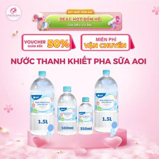  Nước thanh khiết pha sữa Aoi giữ trọn vẹn dưỡng chất cho bé - Dung Tích dung tích 350ml 500ml 1500ml. Childs day Store 