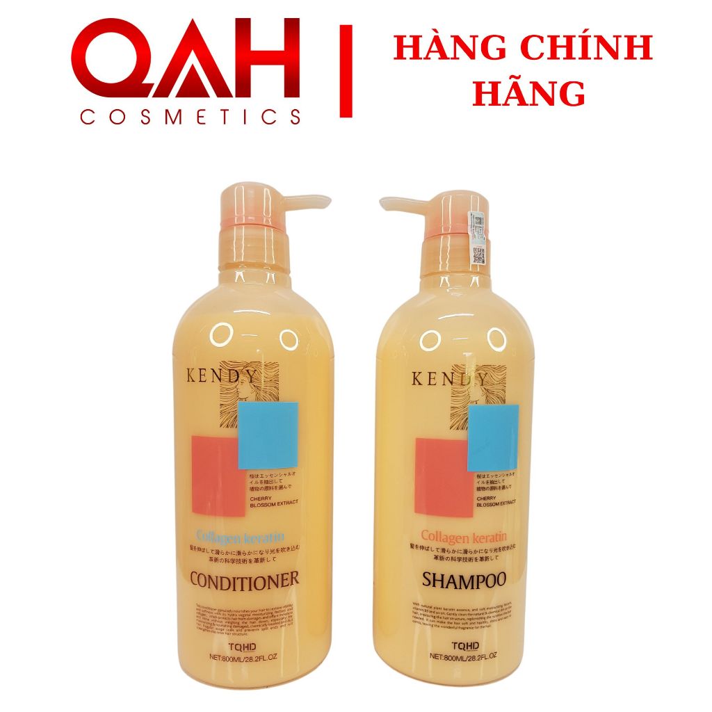 Dầu Gội Xả Collagen KENDY Cao Cấp Mềm Mượt , giúp tóc chắc khoẻ, bóng mượt hương thơm nước hoa