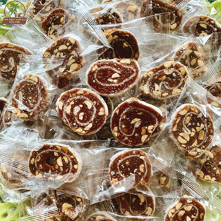  Kẹo chuối cuộn đậu gừng - Thơm thơm cay cay giòn của đậu phộng vị ngọt dịu cuốn hút kẹo quê ngon 